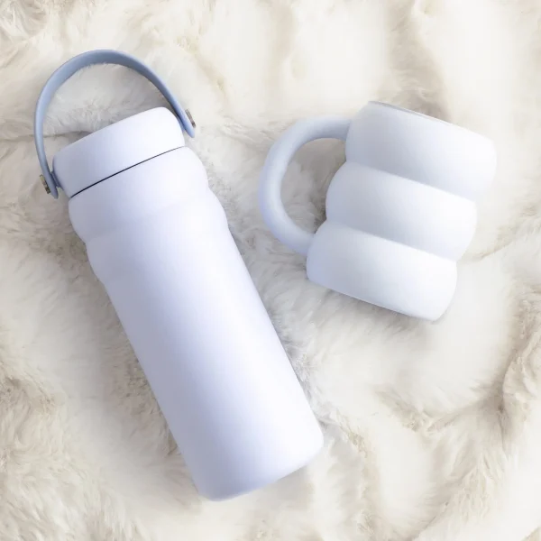 Stainless Steel Bottle 480ml Blue - Image 3
